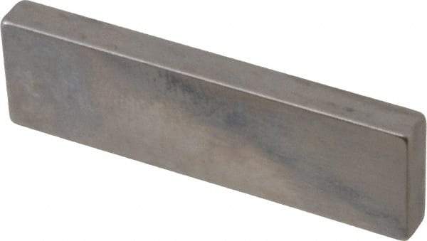 Mitutoyo - 0.114" Rectangular Steel Gage Block - Accuracy Grade 0, Includes Certificate of Inspection - Strong Tooling