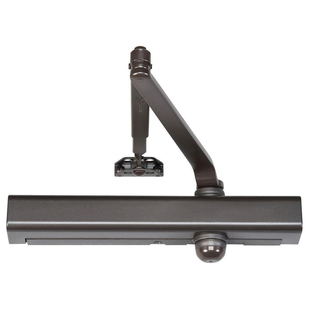 Door Closer Damper: 200 lb Load Capacity Plastic, Non-Handed