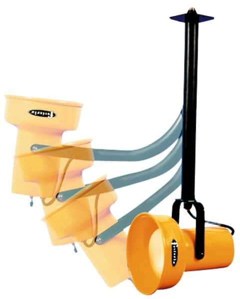 Fostoria - 25 Inch, Ceiling Mounted, Incandescent, Yellow, Dock Light - 300 Watt, 120 Volt, Nonmagnifying - Strong Tooling