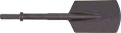 Ingersoll-Rand - 5-1/2" Head Width, 16" OAL, 0.7" Shank Diam, Spade Chisel - Hex Drive, Hex Shank, Steel - Strong Tooling