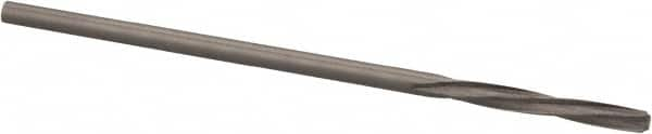 Magafor - 1.4402mm Solid Carbide 4 Flute Chucking Reamer - Spiral Flute, 0.0567" Straight Shank, 25/64" Flute Length, 1-9/16" OAL - Strong Tooling