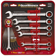 KD TOOLS - 7 Piece, 8 to 18mm Combination Wrench Set - Strong Tooling