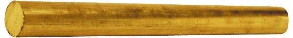 Value Collection - 7/8 Inch Diameter x 6 Ft. Long, Brass Round Rod - Alloy 360 - Strong Tooling