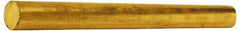 Value Collection - 7/8 Inch Diameter x 6 Ft. Long, Brass Round Rod - Alloy 360 - Strong Tooling