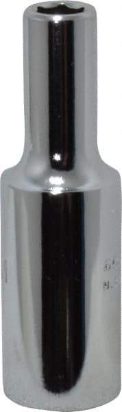 Proto - 3/8" Drive, Deep Hand Socket - 6 Points, 2-1/8" OAL, Chrome Finish - Strong Tooling