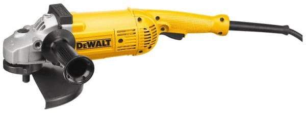 DeWALT - 7 & 9" Wheel Diam, 6,000 RPM, Corded Angle & Disc Grinder - 5/8-11 Spindle, 15 Amps - Strong Tooling