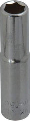 Blackhawk by Proto - 9/32", 1/4" Drive, Deep Hand Socket - 6 Points, 2" OAL, Chrome Finish - Strong Tooling