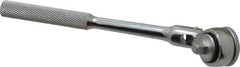 Blackhawk by Proto - 1/4" Drive Round Head Quick-Release Ratchet - Chrome Finish, 6-1/2" OAL, 43 Gear Teeth, Standard Knurled Handle, Flex Head - Strong Tooling