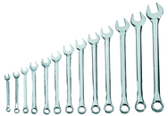 STANLEY® 13 Piece Full Polish Combination Wrench Set – 12 Point - Strong Tooling