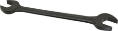 Armstrong - 3/4" x 7/8" Standard Open End Wrench - 9-3/4" OAL, Double End, Black Finish, 15° Head Angle - Strong Tooling