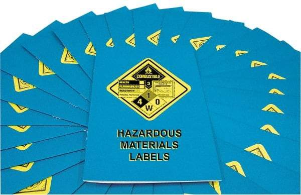 Marcom - Hazardous Materials Labels Training Booklet - English and Spanish, Safety Meeting Series - Strong Tooling