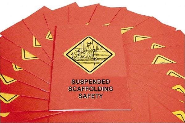 Marcom - Suspended Scaffolding Safety Training Booklet - English and Spanish, Regulatory Compliance Series - Strong Tooling