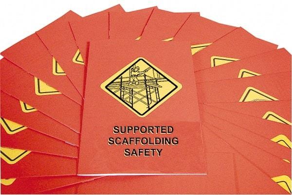 Marcom - Supported Scaffolding Safety Training Booklet - English and Spanish, Regulatory Compliance Series - Strong Tooling