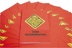 Marcom - OSHA Record Keeping Training Booklet - English and Spanish, Regulatory Compliance Series - Strong Tooling