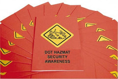 Marcom - DOT HazMat Security Awareness Training Booklet - English, Regulatory Compliance Series - Strong Tooling