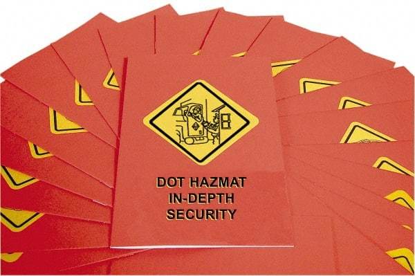 Marcom - DOT In-Depth HazMat Security Training Training Booklet - English, Regulatory Compliance Series - Strong Tooling