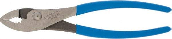 Channellock - 8" OAL, 1" Jaw Length, 1-11/64" Jaw Width, Slip Joint Pliers - Regular Nose Head, Standard Tool, Wire Cutting Shear - Strong Tooling