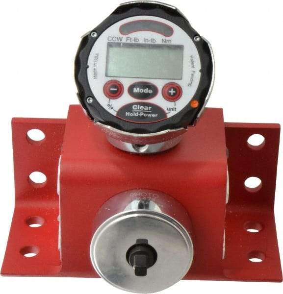 Proto - 720 to 7,200 In/Lb Electronic Torque Tester - 3/4" Drive, 1% Accuracy - Strong Tooling