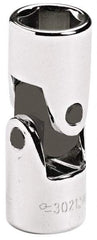 Blackhawk by Proto - 3/8" Drive, Standard Hand Socket - 6 Points, 1-45/64" OAL, Alloy Steel, Chrome Finish - Strong Tooling