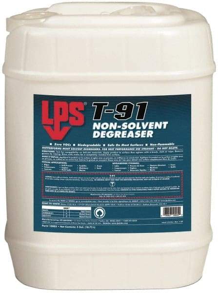 LPS - 55 Gal Drum Cleaner/Degreaser - Liquid, Unscented - Strong Tooling