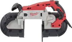 Milwaukee Tool - 120 Volt, Electric Handheld Bandsaw - 5 Inch (Round) and 5 x 5 Inch (Rectangular) Depth of Cut, 380 SFPM, 11 Amp - Strong Tooling