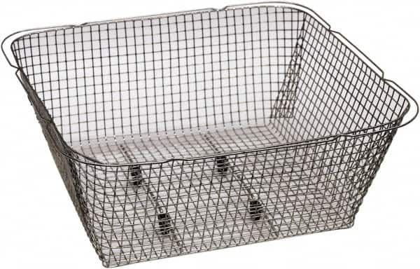 Graymills - 304 Stainless Steel Parts Washer Basket - 2" High x 3-7/8" Wide x 8" Long, Use with Ultrasonic Cleaners - Strong Tooling