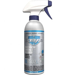 Sprayon - 14 Ounce Aerosol Contact Cleaner - 9°F Flash Point, 0 Volt Dielectric Strength, Flammable, Food Grade, Plastic Safe - Strong Tooling