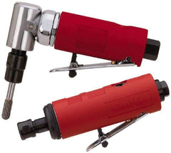 Sioux Tools - 1/4" Collet, Straight Handle, Air Die Grinder Set - 22,000 RPM, 4 CFM - Strong Tooling