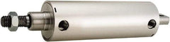 ARO/Ingersoll-Rand - 2-1/2" Stroke x 1-1/8" Bore Double Acting Air Cylinder - 1/8 Port, 3/8-16 Rod Thread, 200 Max psi, 180°F - Strong Tooling