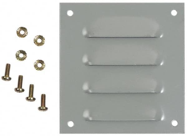 Cooper B-Line - Electrical Enclosure Steel Louver Plate Kit - For Use with Enclosures - Strong Tooling