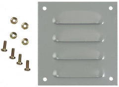 Cooper B-Line - Electrical Enclosure Steel Louver Plate Kit - For Use with Enclosures - Strong Tooling