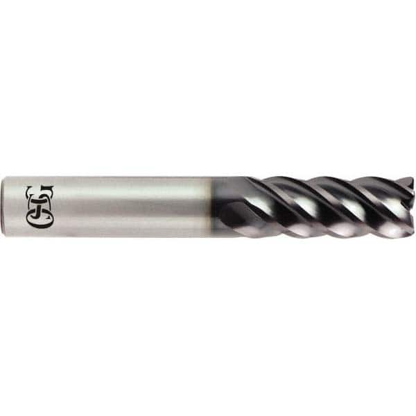 OSG - 1" Diam 5 Flute Solid Carbide 0.12" Corner Radius End Mill - Strong Tooling