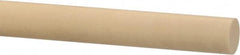 Made in USA - 2 Inch Diameter x 48 Inch Long, Kevlar and Nylon Rubber Rod - 16 psi Tensile Strength, 300°F - Strong Tooling