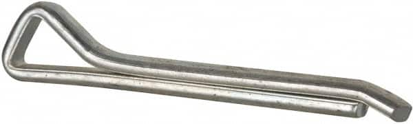 Made in USA - 1/4" Diam x 2" Long Hammerlock Cotter Pin - Grade 2, Zinc-Plated, Steel - Strong Tooling