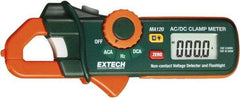 Extech - MA120, CAT II, Digital Average Responding Auto Ranging Clamp Meter with 0.7" Clamp On Jaws - 200 AC/DC Amps, Measures Current, Frequency - Strong Tooling