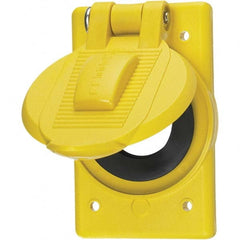 Hubbell Wiring Device-Kellems - Weatherproof Box Covers Cover Shape: Round Number of Holes in Outlet: 1 - Strong Tooling