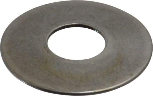 Gardner Spring - 3/16" Bolt, 0.19" ID, Grade 1074 Steel, Belleville Disc Spring - 9/16" OD, 0.037" High, 0.019" Thick - Strong Tooling