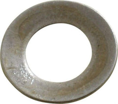 Gardner Spring - 1/4" Bolt, 0.255" ID, Grade 1074 Steel, Belleville Disc Spring - 1/2" OD, 0.036" High, 0.022" Thick - Strong Tooling