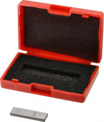 SPI - 0.107" Rectangular Steel Gage Block - Accuracy Grade AS-1, Includes NIST Traceability Certification - Strong Tooling