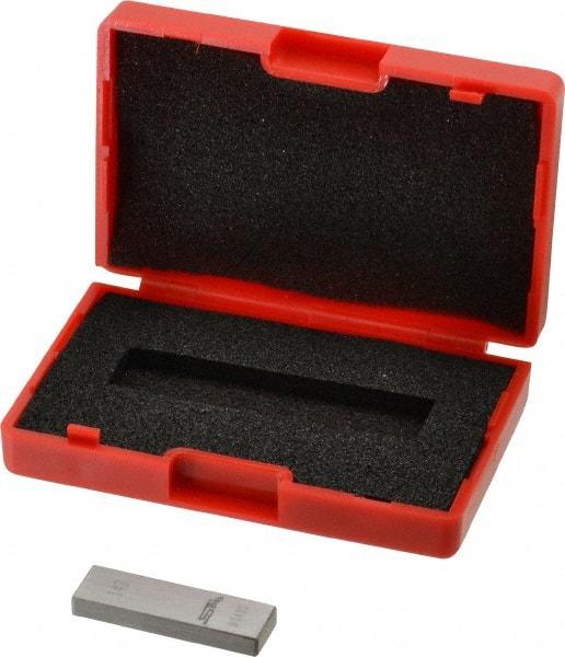 SPI - 0.142" Rectangular Steel Gage Block - Accuracy Grade AS-1, Includes NIST Traceability Certification - Strong Tooling