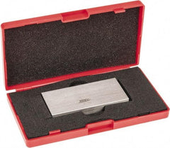 SPI - 3" Rectangular Steel Gage Block - Accuracy Grade AS-1, Includes NIST Traceability Certification - Strong Tooling