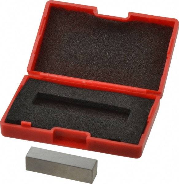 SPI - 0.35" Rectangular Steel Gage Block - Accuracy Grade AS-1, Includes NIST Traceability Certification - Strong Tooling