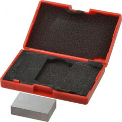 SPI - 0.9" Rectangular Steel Gage Block - Accuracy Grade AS-1, Includes NIST Traceability Certification - Strong Tooling