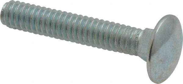 Value Collection - 1/4-20 UNC 1-1/2" Length Under Head, Standard Square Neck, Carriage Bolt - Grade 2 Steel, Zinc-Plated Finish - Strong Tooling