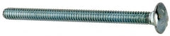 Value Collection - 1/4-20 UNC 3-1/4" Length Under Head, Standard Square Neck, Carriage Bolt - Grade 2 Steel, Zinc-Plated Finish - Strong Tooling