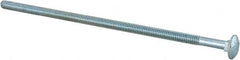 Value Collection - 1/4-20 UNC 7" Length Under Head, Standard Square Neck, Carriage Bolt - Grade 2 Steel, Zinc-Plated Finish - Strong Tooling