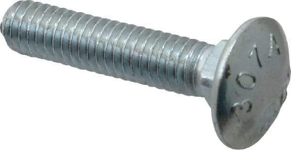 Value Collection - 5/16-18 UNC 1-1/2" Length Under Head, Standard Square Neck, Carriage Bolt - Grade 2 Steel, Zinc-Plated Finish - Strong Tooling