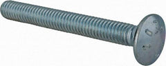 Value Collection - 5/16-18 UNC 2-3/4" Length Under Head, Standard Square Neck, Carriage Bolt - Grade 2 Steel, Zinc-Plated Finish - Strong Tooling