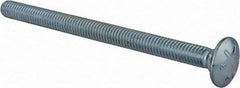 Value Collection - 5/16-18 UNC 4-1/2" Length Under Head, Standard Square Neck, Carriage Bolt - Grade 2 Steel, Zinc-Plated Finish - Strong Tooling