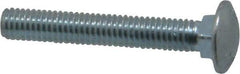 Value Collection - 3/8-16 UNC 2-1/2" Length Under Head, Standard Square Neck, Carriage Bolt - Grade 2 Steel, Zinc-Plated Finish - Strong Tooling